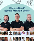 Premium Whole House Water Filter System Knocking Out Lead Chlorine Sediments With Badass 3 Stage Filtration group of smiling people
