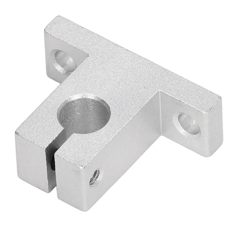 10 Pcs Linear Motion Rod Support For SK10 Aluminum Alloy Shaft Guide Rail Heavy Duty Load Capacity Smooth Edges With Precise Fit For 3D Printers And CNC Engraving Machines, aluminum rod mount