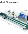 Four Head Electric Bottling Machine For Honey Milk And Water With Zero Hassle Digital Control And Closed Loop Setup dimensions overview.