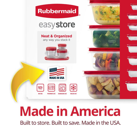 Large Food Storage Containers Set With Lids 18 Piece Stackable Containers For Fridge And Pantry Clear BPA Free Lids