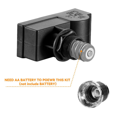 2 Outlet Universal Spark Generator Igniter Switch For Gas Grills Battery Powered AA Push Button shown with need for battery