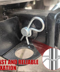 Premium 304 Stainless Steel Clevis Pin And Cotter Pin Kit Heavy Duty 122 Pieces 15 Sizes R Clips And Hairpins single hole use
