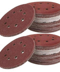 Check Out This Awesome 150 Piece Set Of Inch Round Hook And Loop Sanding Discs With 8 Hole Design for dry sanding wood, metal, or plastic.