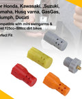 Colorful adapters for Dirt Bike Swingarm And Linkage Bearing Grease Tool Kit With 16mm 18mm 20mm 22mm Adapters For 125cc To 500cc Dirt Bikes Pro Grade Bearing Maintenance Kit