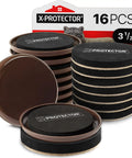 16 Piece Heavy Duty Furniture Sliders For Carpet And Hardwood Floors Floor Protectors Move Couches Like Smoke No Sweat 3 Inch Glide Pads in a pack.