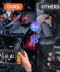 1080P Borescope Endoscope With 4.3 Inch LCD Screen IP67 Waterproof Flexible Snake Cam Pro Grade showing auto engine view