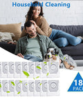 18 Pack Vacuum Bags For Roomba Series Fit I7 I7 Plus I3 I3 Plus I4 I4 Plus I6 I6 Plus I8 I8 Plus I1 I1 Plus J7 J7 Plus S9 S9 Plus with couple and dog