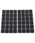 48 Pack Self Adhesive No Slip Rubber Feet Pads For Furniture And Appliances Durable Floor Protectors For Wood Floors Tiles And Walls Black 2.1 cm
