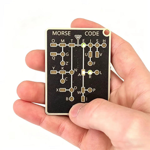 Interactive Morse Code Training Kit With LEDs And Signal Buttons For Adults Real Time Feedback Decoding Practice Telegraph And Encryption Skills
