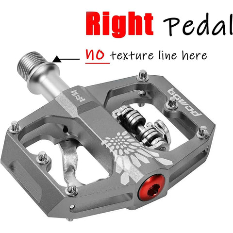 Non Slip 9 Sixteenth Inch Lightweight Nylon Fiber Bike Pedals With Wide Flat Platform For Road And Mountain Bikes BMX MTB Titanium Spindle Universal Fit For Easy Grip And Durable All Weather Riding right pedal close-up