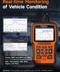 NT510 Elite OBD2 Scanner For Porsche With Full System Bi Directional Control And All Reset Services showing diagnostic graphs