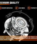 Front Wheel Bearing Hub Assembly 6 Lug Drop In Replacement For Silverado Tahoe Suburban Yukon XL 1999 To 2006
