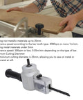 Leftwei Sheet Nibbler Cutter Drill Tool for sawing non-metallic materials, minimum cutting diameter 25mm.