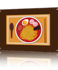 Vintage Metal Tin Sign Ramen Theme Poster For Home Office Garage Decor 8x12 Inches Durable Aluminum Wall Art Reflective