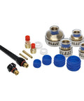 TIG Welding Cup Kit Pro Grade With Quartz Cups Sizes 12 14 16 24 Fits WP 17 18 26 9 20 Includes Stainless Guard Heat Shield