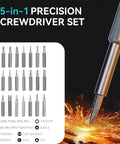 25 In 1 Magnetic Precision Screwdriver Set Compact Mini Repair Kit for DIY Electronics, Computers, Consoles, Phones, Drones