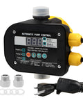 Smart Pump Controller With Dual Metal Connectors, BSPP G1 Threaded Interface, Dual Mode Digital Display, Adjustable Pressure