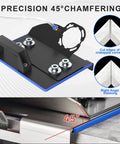 45 Degree Tile Chamfering Tool Stand For Angle Grinders Pro Grade Bevel And Chamfer, Heavy Duty Holder With Stable Base
