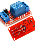 5V 1 Channel Relay Module With Optocoupler Isolation For Safe High And Low Level Triggering That Plays Nice With Arduino And Raspberry Pi For Your DIY Electronics Projects, blue PCB