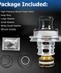 High Boost Purge Valve Kit Replacement For AD IP 801266 065612 K022105 with washers and silicone, parts included.