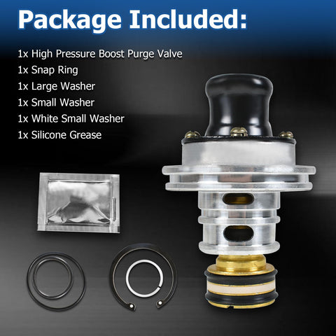 High Boost Purge Valve Kit Replacement For AD IP 801266 065612 K022105 with washers and silicone, parts included.