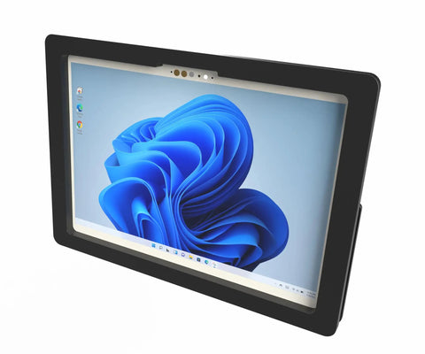 Heavy Duty Acrylic Security Case For Dell Latitude 12 2 In 1 Tablets With Easy Peasy Vesa Wall Mount Bracket Optimized For Pos Stations Kiosks Exhibition Booths And Shop Floor Rock Solid Grip In Matte Black