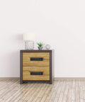 2 Pack Invisible Embedded Alloy Wardrobe Pull Handles Matte Black Recessed Cabinet on wooden drawers in a modern room