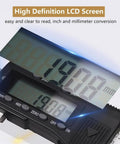 Digital Caliper 0-800mm/31.5 Inch Long Jaw Measuring Tool, Stainless Steel LCD screen displaying 19.08 mm measurement.