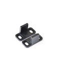 Component from Six Foot Heavy Duty Bypass Barn Door Hardware Kit For Exterior Doors, Black Box Track Sliding System