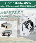 RV Furnace Limit Switch 160 Degree Replacement Part For SF 20 25 30 35 Furnaces and SF 25F 30F 35F Campers shown with models