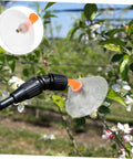 Two Pack Transparent Windproof Agricultural Nozzle Covers For Misting Sprayers Delivers Wide Even Fine Spray To Boost Accuracy