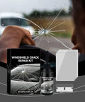 Windshield Repair Kit For Chips And Cracks With Nano Glass Repair Resin Liquid, 2 Pack Glass Repair Tools displayed with resin.