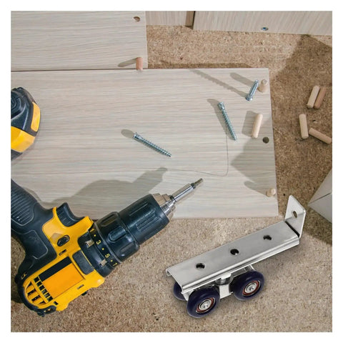 Assembly tools and Drawer Roller Bearing Kit For Smooth Sliding Doors