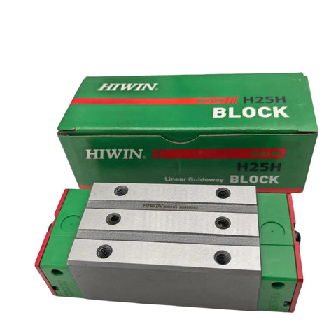 RGH25HA Linear Guide Block And Rail Set For CNC Machines And 3D Printers Pro Grade Smooth Motion And Rock Solid Rigidity With Optimized Circulation Path For Precise Linear Motion Control, HIWIN H25H block in box