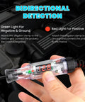 Beast Digital LED Test Light For Automotive 5 To 90 Volts, Bidirectional Circuit Tester With Real Time Voltage Display, Extended Spring Wire And Probes For Car, Truck, RV And Other Vehicles. Clear LCD voltage display in hand, testing engine bay circuits