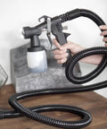 Replacement Gun For HVLP Spray Tan Machine With 200ml Cup And Adjustable Flow For DHA Solution in ergonomic handheld mode