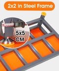 Close-up of 6 Inch Elevated Heavy Duty Work Platform With Adjustable Feet For Industrial CNC Workshop Use Non Slip Steel Ergonomic Deck