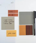 See Through Transparent Sticky Notes With Quick Dry Pen Included For Easy Markups Three Size Set on a calendar.