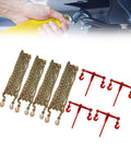 Grade 70 Chain Transport Hauling Kit With 5 16 To 3 8 Inch Chains Binders And 20 Foot Chains Heavy Duty Tie Down Set visible