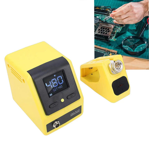 120W Digital Soldering Station Kit With Rapid Three Second Heating Anti Static T210 Iron LCD Display Safe PCB Electronics DIY Repair