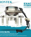 Front Wheel Hub And Bearing Assembly For 4WD And AWD With ABS 6 Lug Replacement 515036 Bolt On Fits Cadillac Escalade Silverado