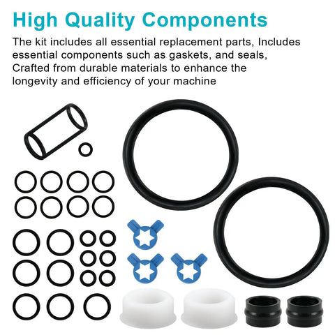 Tune Up Kit For Soft Serve Machines 336 338 339 754 774 791 794, FT X49463 4 1 Parts Compatible For Easy Maintenance And Peak Performance And Smooth Scoops For Home Use And Commercial Kitchens With Quick Install And Durable Build.