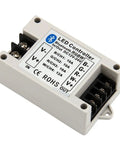 Bluetooth LED Strip Light Controller For iOS And Android that lets you dial in 5050 and 3528 RGB and RGBW strips, top view