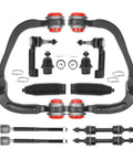 Ford F-150 4x4 Front End 12pc Suspension Kit Beefs Up Your Ride With 2 Upper Control Arms And Ball Joints, 2 Lower Ball Joints