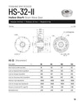Technical drawing and specifications of Beefy Harmonic Drive Strain Wave Gear Reducer For Automation Robots And Stepper Motors High Torque Fast Response Whisper Quiet Easy Install Wide Compatibility With CNC Robotic Arms And Industrial Gear.