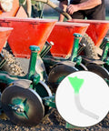 Seed Planter Tube Replacement Part Plastic Seed Distribution Tube for Corn close-up on farm equipment