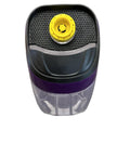 Front view of replacement clean tank with yellow cap and purple housing for Bissell ProHeat 2X Revolution carpet cleaner