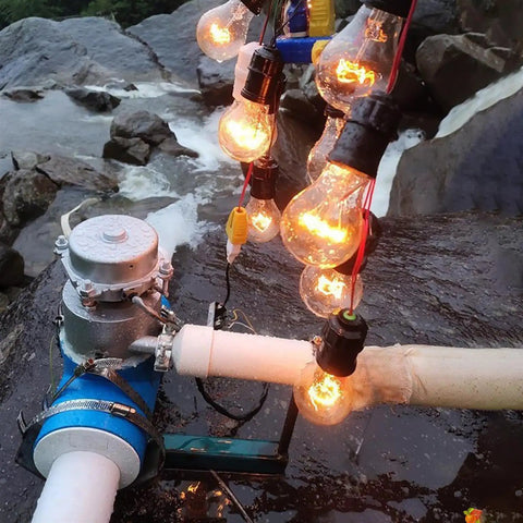 1000W Micro Hydroelectric Generator Power Station For Home Lighting And Outdoor Adventures 220V Hydropower Turbine