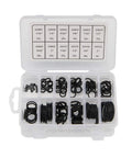 166 Piece Scuba O Ring Kit With FKM90 Rubber Seals 12 Sizes For Dive Hoses And Tanks High Temperature Fuel And Acid Resistant
