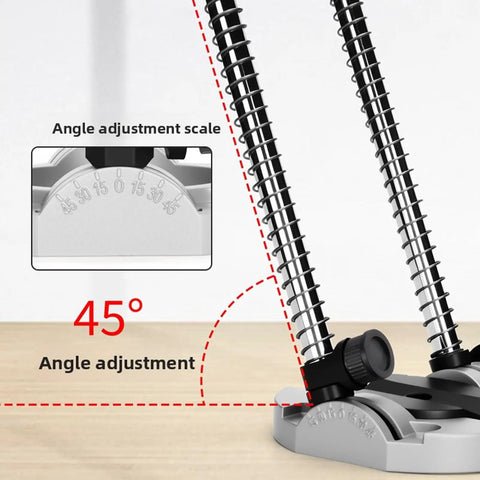 Adjustable Handheld Drill Stand With 45 Degree Angle Drill Press Adapter For DIY Projects Carpenters And Hobbyists Compatible With Various Bits